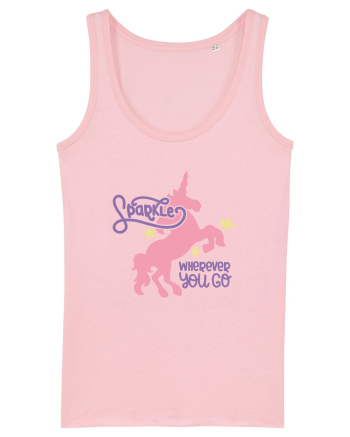 Unicorn Sparkles Wherever You Go Cotton Pink