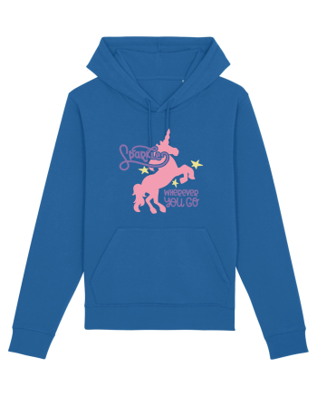 Unicorn Sparkles Wherever You Go Royal Blue