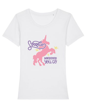 Unicorn Sparkles Wherever You Go White