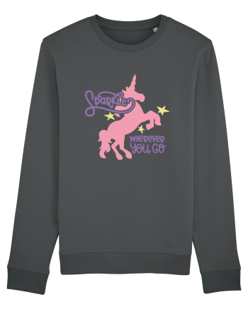 Unicorn Sparkles Wherever You Go Anthracite