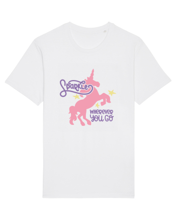 Unicorn Sparkles Wherever You Go White