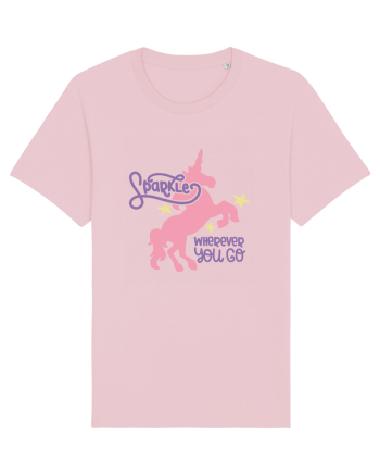 Unicorn Sparkles Wherever You Go Cotton Pink