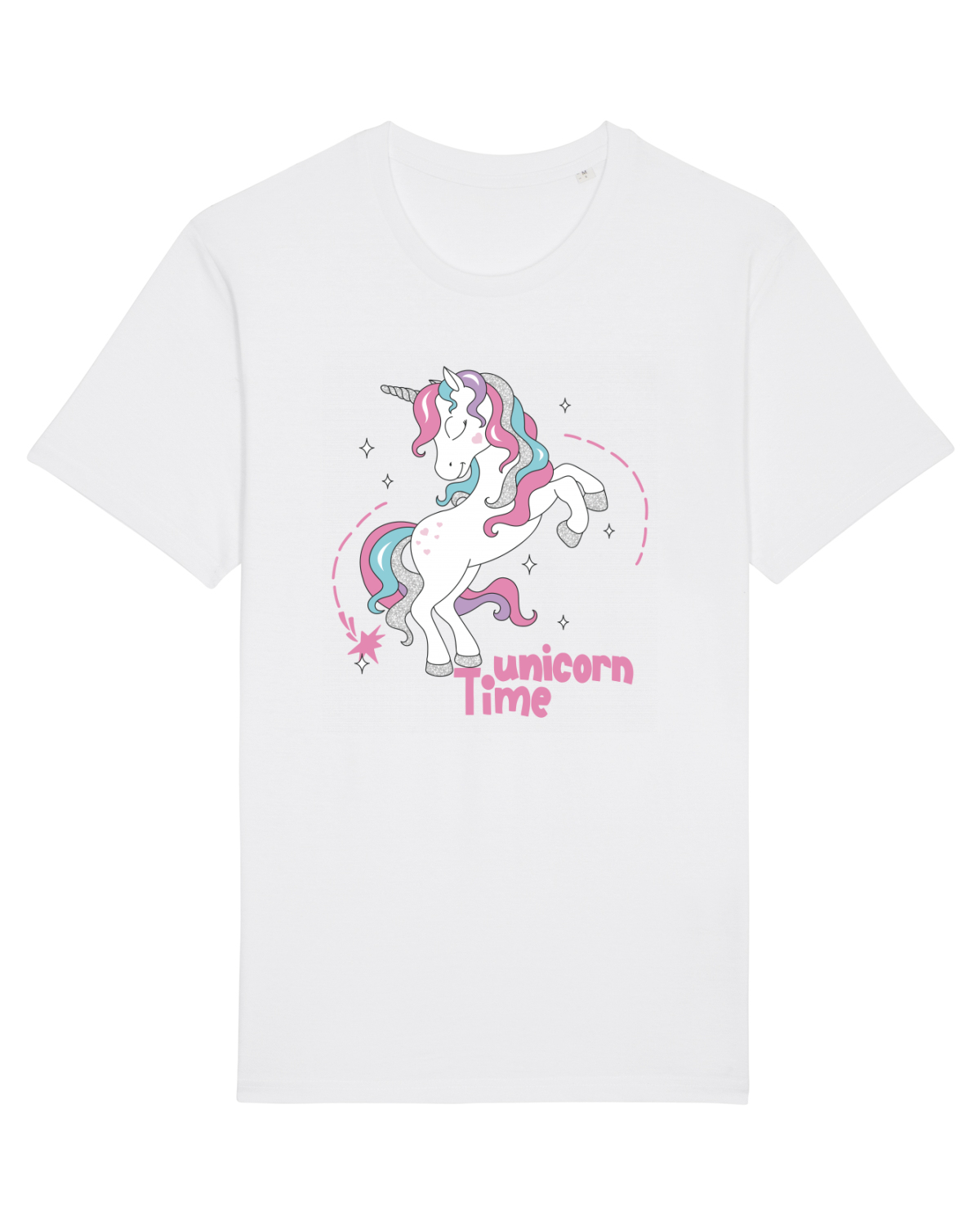 Tricou mânecă scurtă Unisex Rocker White