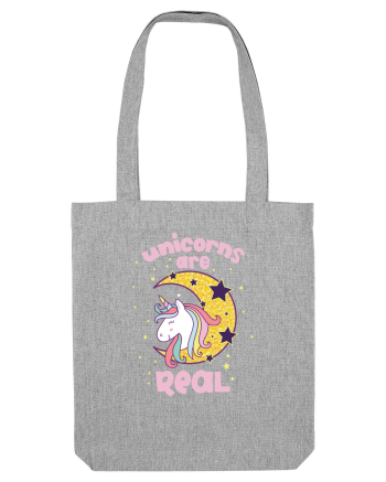 Unicorns Are Real Heather Grey