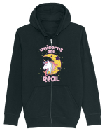 Unicorns Are Real Hanorac cu fermoar Unisex Connector