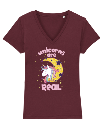 Unicorns Are Real Burgundy