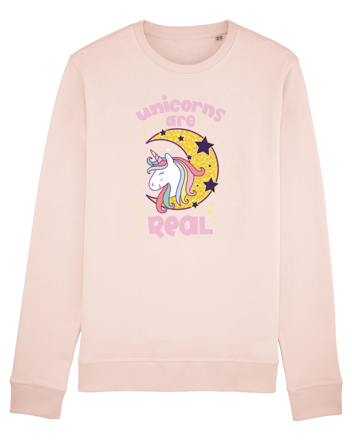 Bluză mânecă lungă Unisex Rise Candy Pink