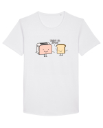 Vreau sa zbor! Tricou mânecă scurtă guler larg Bărbat Skater