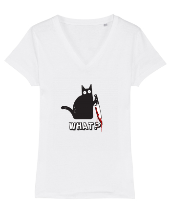 Crazy Killer Cat  White