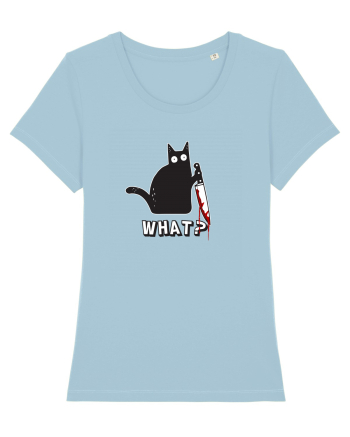 Crazy Killer Cat  Sky Blue