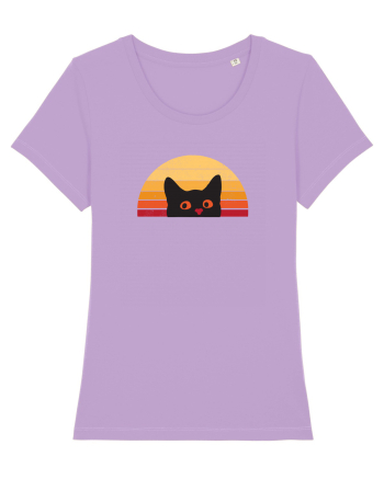 Retro Cat  Lavender Dawn