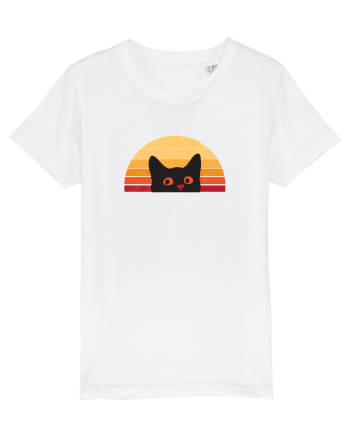 Retro Cat  White