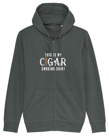 My Cigar smoking shirt. Anthracite