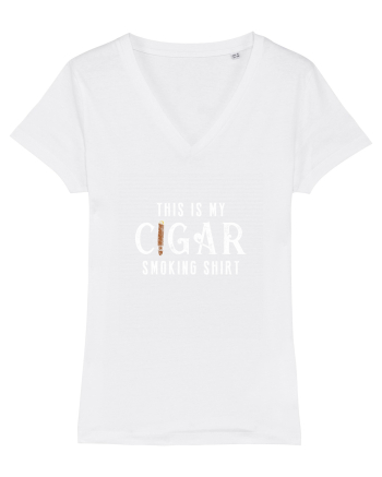 My Cigar smoking shirt. White
