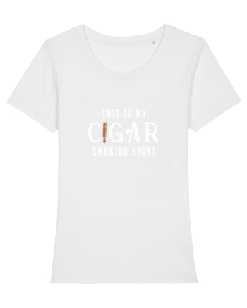 My Cigar smoking shirt. White