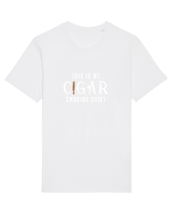 My Cigar smoking shirt. White
