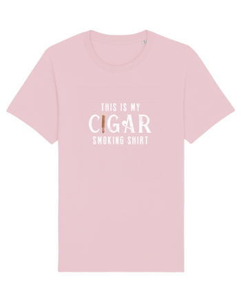 My Cigar smoking shirt. Cotton Pink