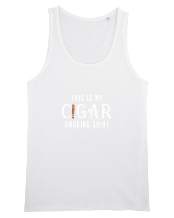 My Cigar smoking shirt. White