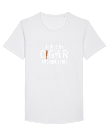 My Cigar smoking shirt. White