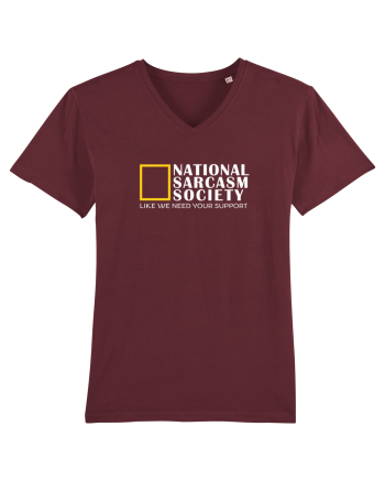 National Sarcasm  Society Burgundy