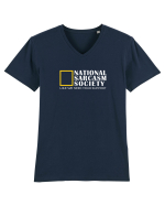 National Sarcasm  Society Tricou mânecă scurtă guler V Bărbat Presenter