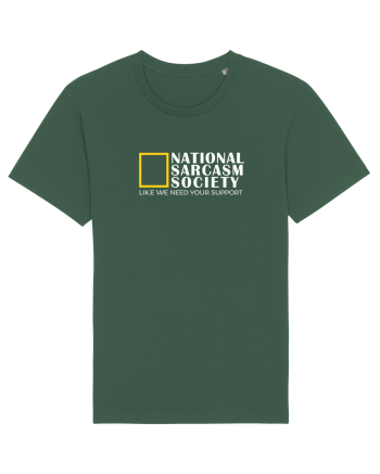 National Sarcasm  Society Bottle Green