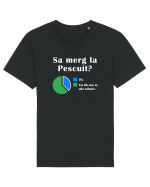 Sa merg la PESCUIT Tricou mânecă scurtă Unisex Rocker