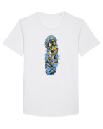 Sirena Tricou mânecă scurtă guler larg Bărbat Skater