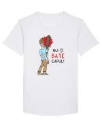 Nu-ți BATE capul! Tricou mânecă scurtă guler larg Bărbat Skater