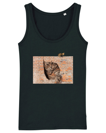 Cats on walls  Black
