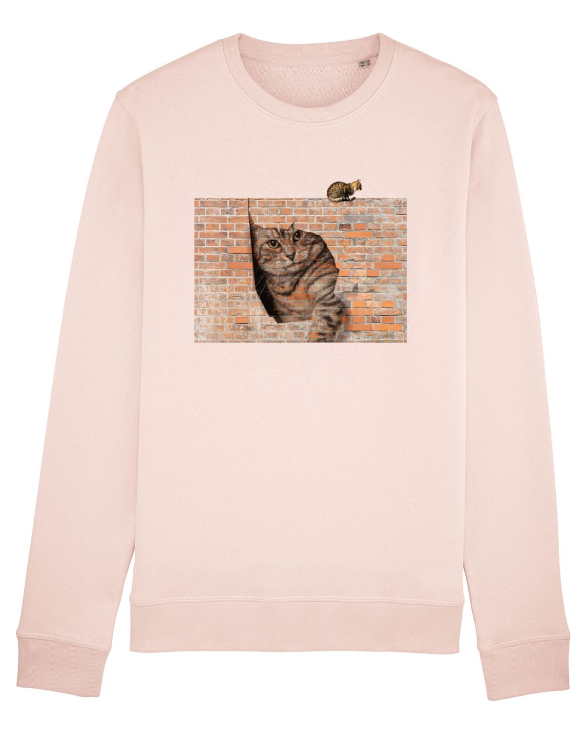 Bluză mânecă lungă Unisex Rise Candy Pink