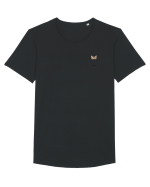 Pocket Kitten Tricou mânecă scurtă guler larg Bărbat Skater