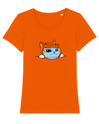 Pisica si acvariul Bright Orange