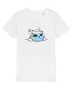 Pisica si acvariul Tricou mânecă scurtă  Copii Mini Creator