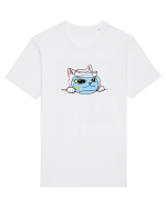 Pisica si acvariul Tricou mânecă scurtă Unisex Rocker