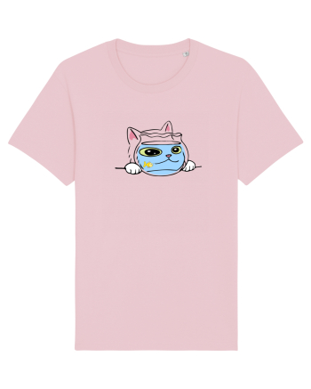 Pisica si acvariul Cotton Pink