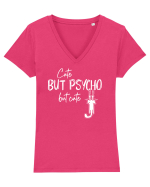Cute, but Psycho Tricou mânecă scurtă guler V Damă Evoker