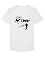 Cute, But Psycho Tricou mânecă scurtă guler larg Bărbat Skater