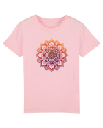 Orange Mandala Tricou mânecă scurtă  Copii Mini Creator