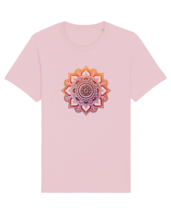 Orange Mandala Cotton Pink