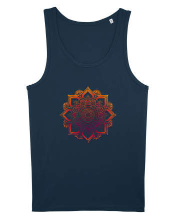 Orange Mandala Navy