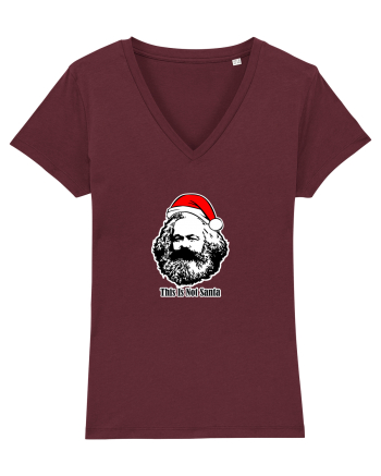 This Is Not Santa Burgundy