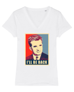 I'll be back Tricou mânecă scurtă guler V Damă Evoker
