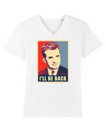 I'll be back Tricou mânecă scurtă guler V Bărbat Presenter