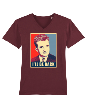 I'll be back Burgundy
