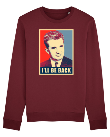 I'll be back Burgundy