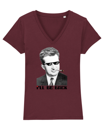Ceauşescu, I'll be back Burgundy