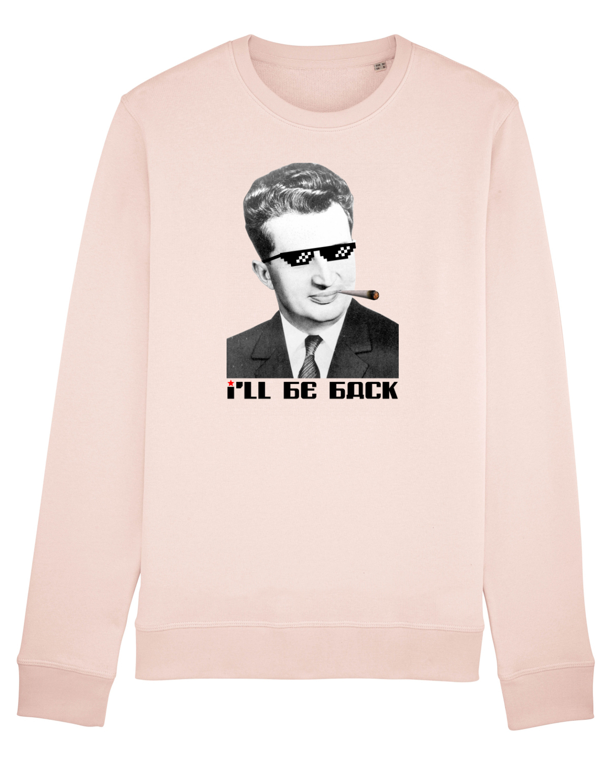 Bluză mânecă lungă Unisex Rise Candy Pink