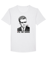 Ceauşescu, I'll be back Tricou mânecă scurtă guler larg Bărbat Skater