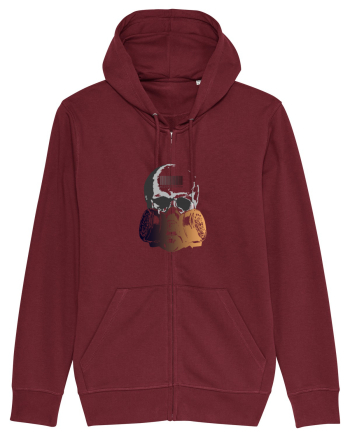 Gas Mask Skull Burgundy